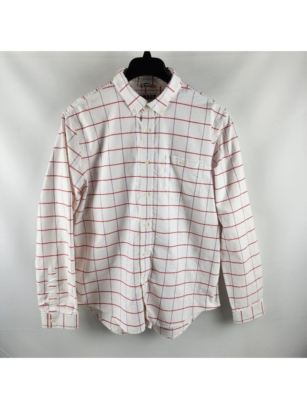 Boast Retro Shirt Mens XL Multi Plaid Woven L/S Button Up